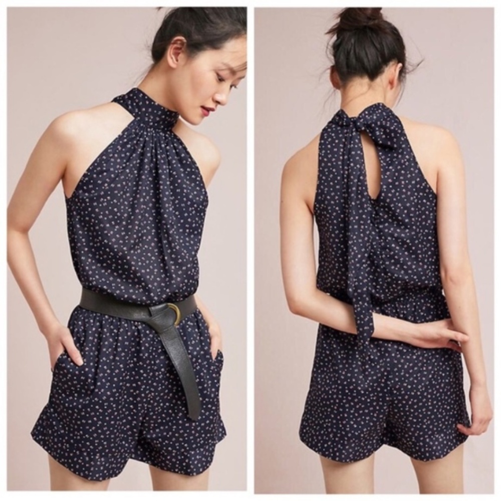 New ANTHROPOLOGIE SOCOTRA ROMPER large